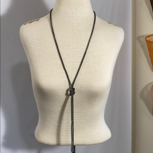 New paparazzi black knot necklace 3/$17